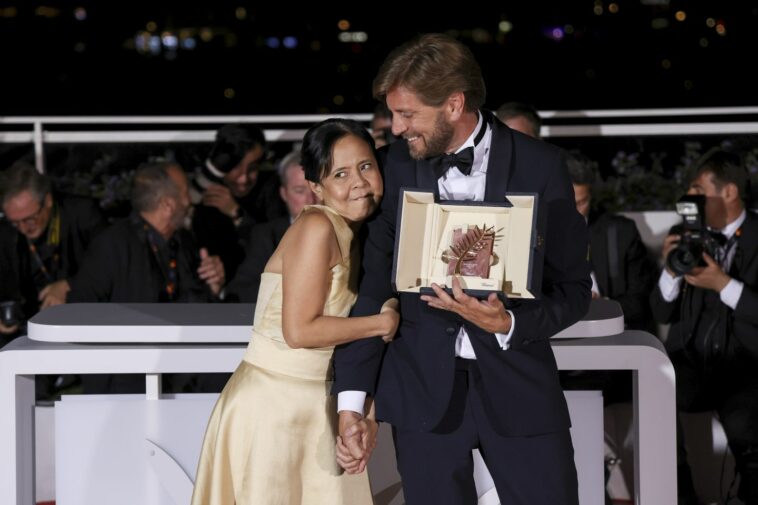 'Triangle of Sadness' wins Palme d'Or at Cannes Film Fest