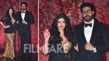 Aishwarya Rai Bachchan and Abhishek Bachchan make heads turn at Karan Johar's 50th birthday bash