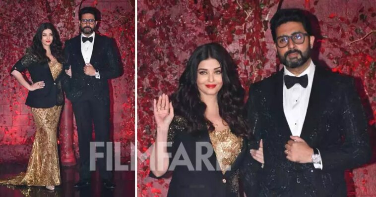 Aishwarya Rai Bachchan and Abhishek Bachchan make heads turn at Karan Johar's 50th birthday bash