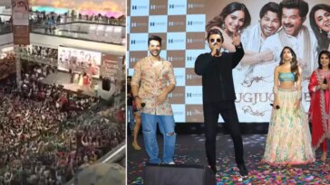 Anil Kapoor shares pictures of the massive crowd gathered for Jug Jugg Jeeyo trailer launch