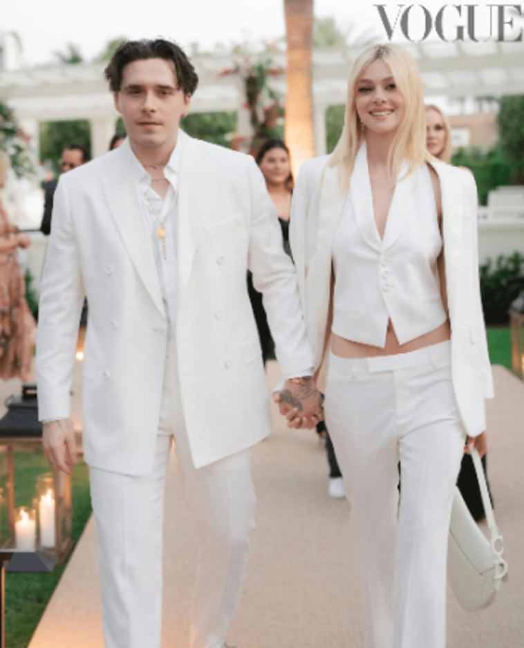 British Vogue has published new photos and details from the wedding of Brooklyn Beckham and Nicola Peltz