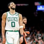 Celtics blast wounded Heat, even East finals at 2-2