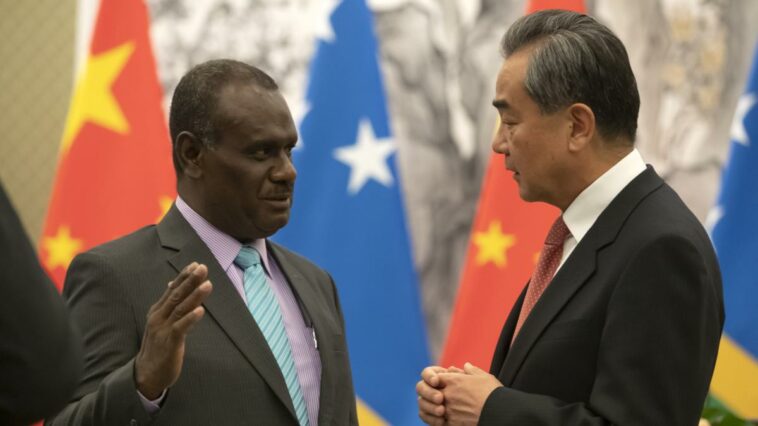 China 'signs security pact' with the Solomon Islands