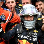 FILE PHOTO: Formula One F1 - Monaco Grand Prix - Circuit de Monaco, Monte Carlo, Monaco - May 29, 2022 Red Bull's Sergio Perez celebrates with teammates after winning the race Pool via REUTERS/Christian Bruna