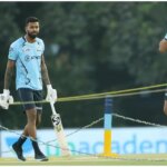 Hardik Pandya Captain of Gujarat Titans during GT vs MI Live match at Brabourne Stadium in Mumbai in IPL 2022. Photo: Sportzpics for IPL