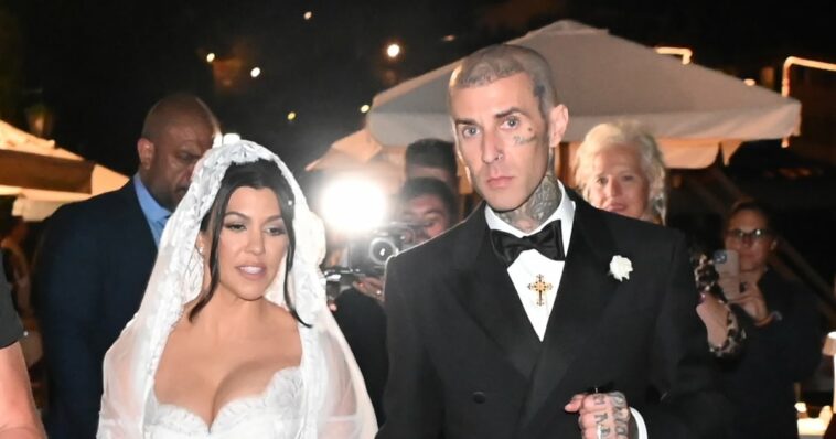 Kourtney Kardashian and Travis Barker Say "I Do" in Italy