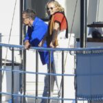 Lifestyles of the rich and famous! Lachlan Murdoch and wife Sarah looked as happier as ever as they cruised around Sydney Harbour in their new $30million superyacht on Friday