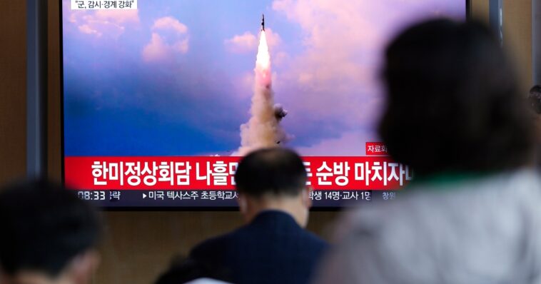 N Korea fires 3 missiles, including ICBM, as Biden ends Asia tour