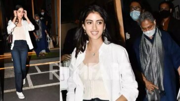 Navya Naveli Nanda and grandmother Jaya Bachchan head out for dinner