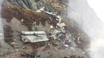 Tara Airlines plane crash site in Nepal