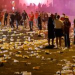 Photos: Chaos as Liverpool fans enter Champions League final