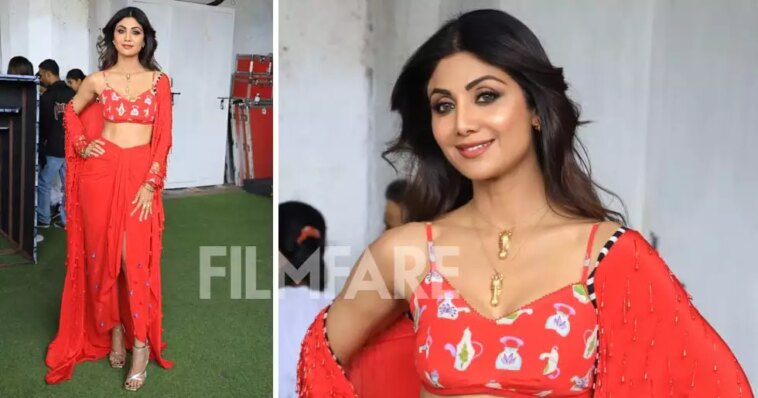 Shilpa Shetty Kundra makes a case for traditional outfits with a modern edge