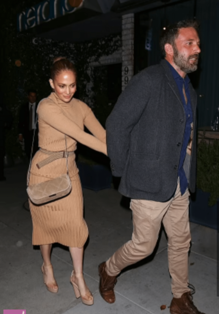 Still crazy about each other: Jennifer Lopez and Ben Affleck on a romantic date