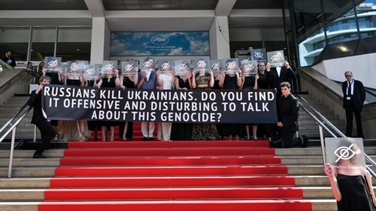 Ukrainian Filmmakers Protest Russian “Genocide” at Cannes Premiere