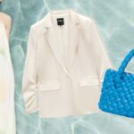 Pictures of dress, bag and suit