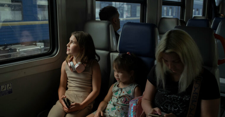 A desperate flight to a better life at Lviv’s train station.