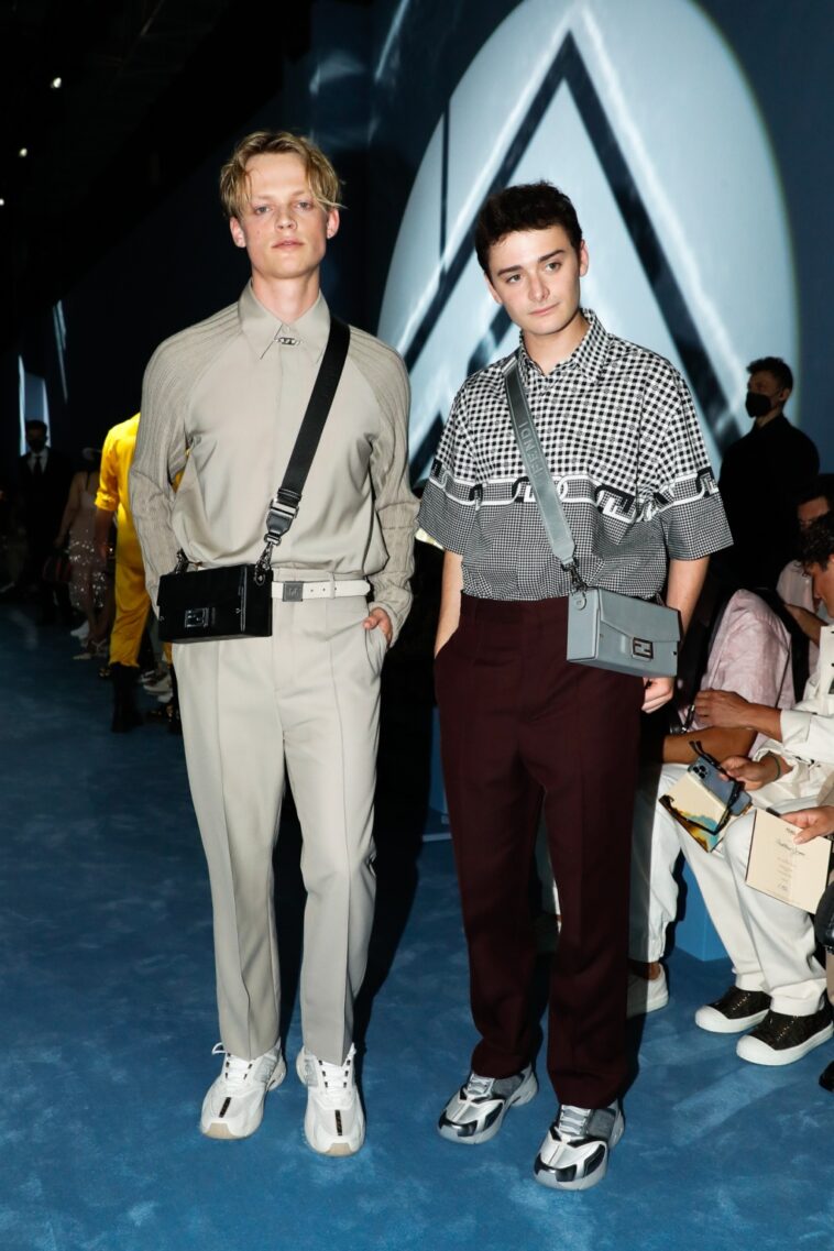 Anson Boon, Edgar Ramirez, Noah Schnapp Attend Fendi Spring 2023 Show