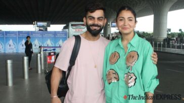 Anushka Sharma stuns in printed mini dress while holidaying with Virat Kohli