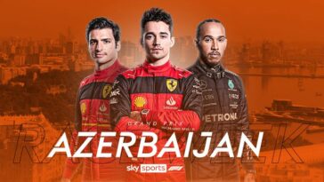 Azerbaijan Grand Prix coverage gets underway from Friday, with the main race taking place on Sunday at 12pm