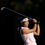 SOUTHERN PINES, NORTH CAROLINA - JUNE 03: Bianca Pagdanganan of The Phillipines plays her second shot on the first hole during the second round of the 2022 U.S.Women's Open at Pine Needles Lodge and Golf Club on June 03, 2022 in Southern Pines, North Carolina. (Photo by David Cannon/Getty Images) (Photo by DAVID CANNON / David Cannon Collection / Getty Images via AFP)