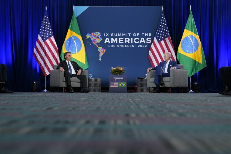 Biden holds tense meeting with Brazil's 'Trump of the Tropics' Jair Bolsonaro