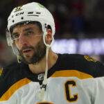 Bruins forward Patrice Bergeron sets NHL record with fifth Selke Trophy