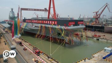 China launches third aircraft carrier Fujian