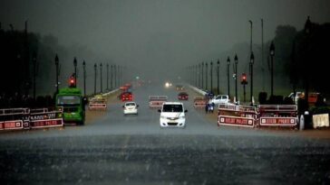 Delhi weather update: First monsoon showers in national capital