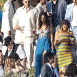 Emily Ratajkowski came to the wedding of a Hollywood Ari Emanuel in an open dress