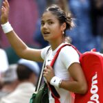 Emma Raducanu knocked out of Wimbledon by Caroline Garcia while Harriet Dart wins