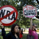 'Enough is enough' say thousands demanding new gun measures