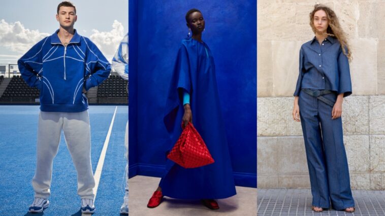 Fashion Designers and Royals Look to Blue as the Color of Summer 2022