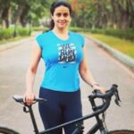 Gul Panag, Gul Panag news, Gul Panag cycling, Gul Panag cycling in the mountains, Gul Panag fitness, celeb fitness, indian express news