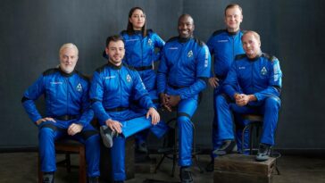 Jeff Bezos’ Blue Origin takes six people into space for 11 minutes