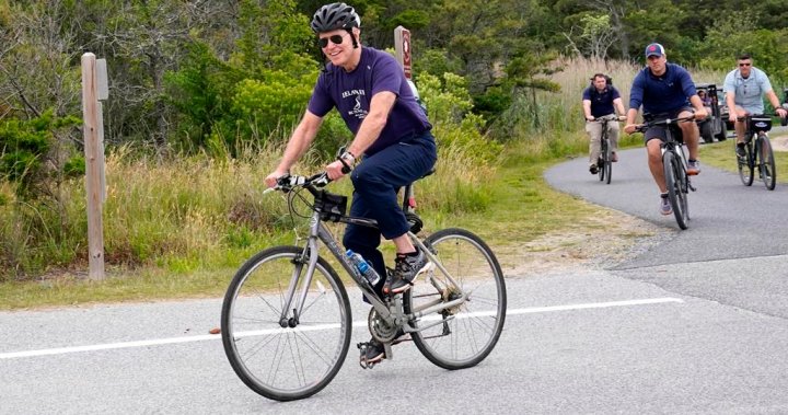 Joe Biden falls off bike near Delaware beach home, says, ‘I’m good’