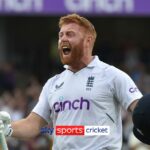 England's Jonny Bairstow hits his second successive century on day two of the third Test against New Zealand