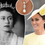 Kate Middleton came to the festive service in the earrings of Elizabeth II