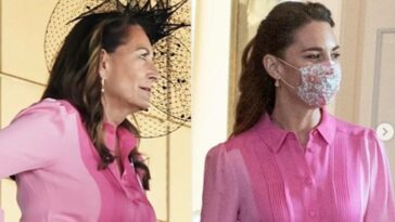 Kate Middleton, Kate Middleton mother, Kate Middleton fashion, Carole Middleton, Carole Middleton dress, Carole Middleton sustainable fashion, Carole Middleton Royal Ascot 2022, indian express news