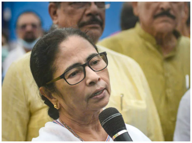 MAY 29, 2022** Durgapur: WB CM Mamata Banerjee during her visit to Durgapur. (PTI Photo)(