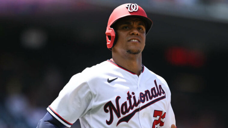 Nationals' Juan Soto not in lineup for second straight game due to knee injury