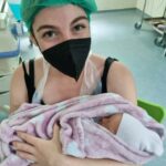 New mum gets stuck in Greece after going into labour early while on 'babymoon'