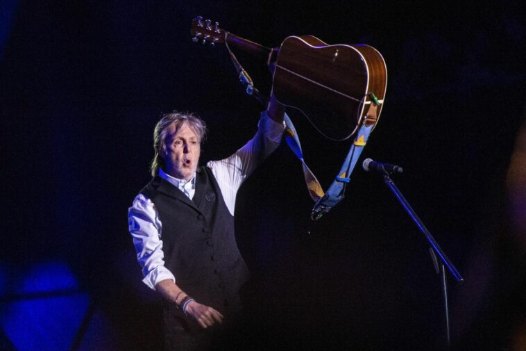 Paul McCartney wows Glastonbury with Dave Grohl and The Boss