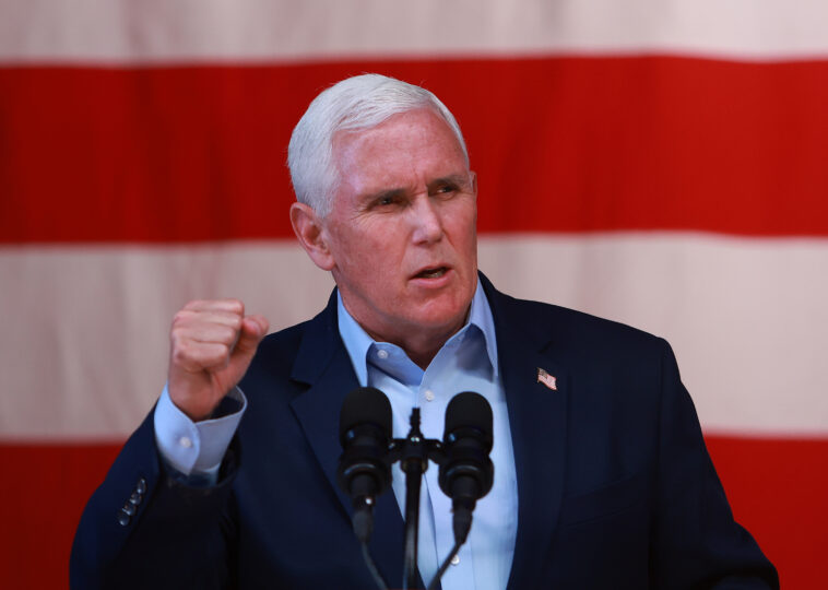 Pence accuses Biden of 'squandering' gains