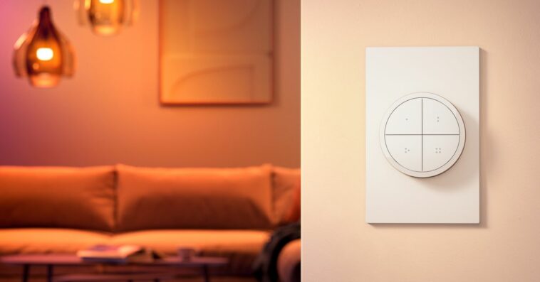 Philips Hue gets a new Tap dial switch, customizable track lighting, and more