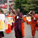 Photos: Sri Lanka students march to demand president, PM resign