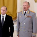 Russian president Vladimir Putin with Gen Alexander Dvornikov in Moscow in 2016.