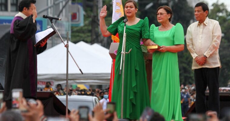 Sara Duterte sworn in as Philippines vice president