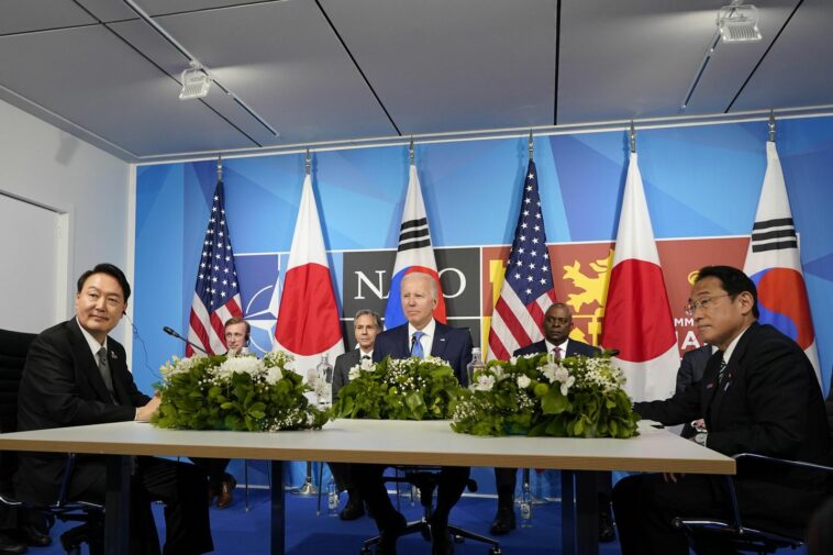 Signs of breakthrough in S. Korea-Japan tensions on sidelines of NATO summit