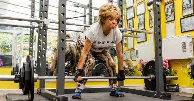 pat reeves lifting weights