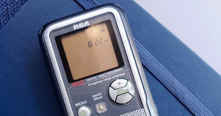 This 13-year-old voice recorder captured my entire professional career